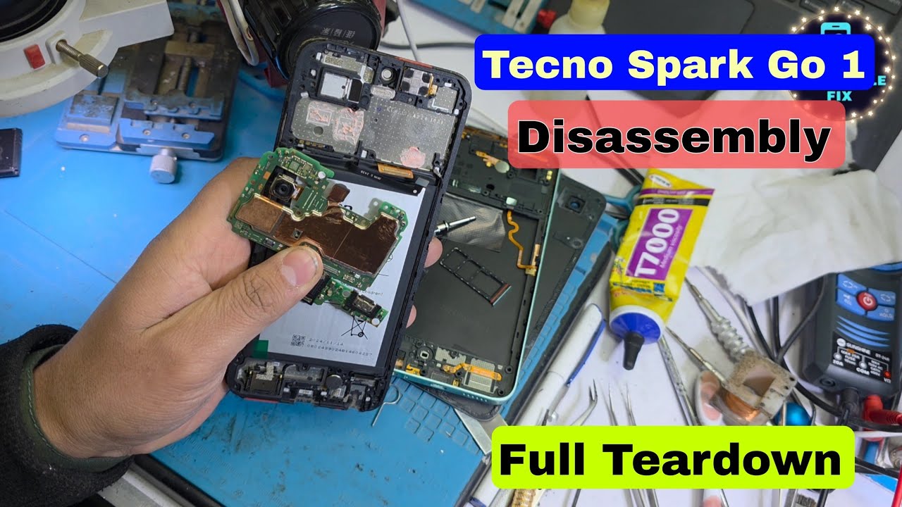 Tecno Spark Go 1 Disassembly Full Teardown | Tecno Spark Go 1 kholne ka tarika repair guide