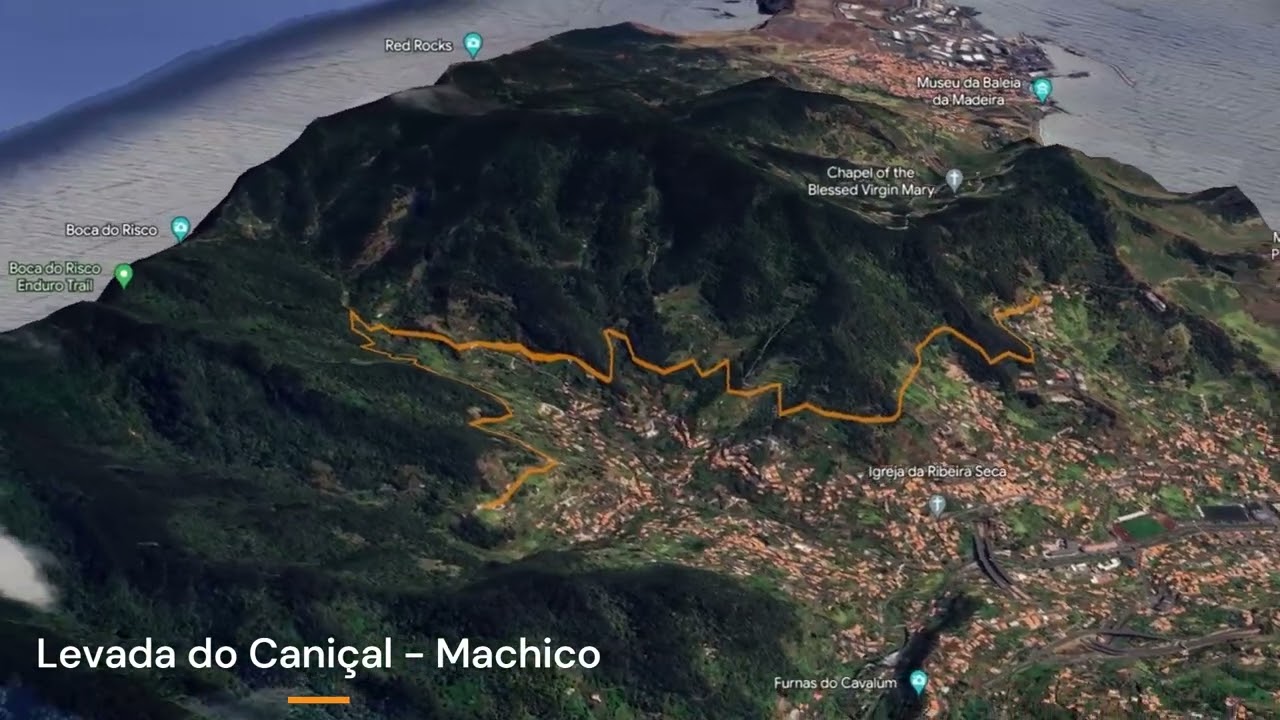 Levada do Caniçal - Machico Trail Map, Walking in Madeira