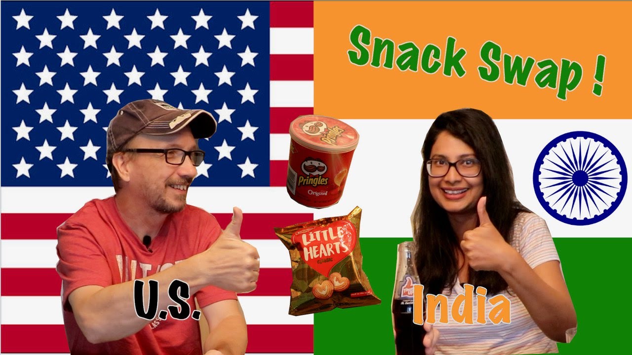 Snack Battle | Indian & American Swap Snacks | Food Swap | International Foods
