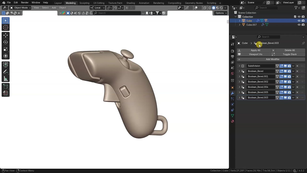 Blender Boolean Bevel Addon 1.1.6 Review & Tutorial