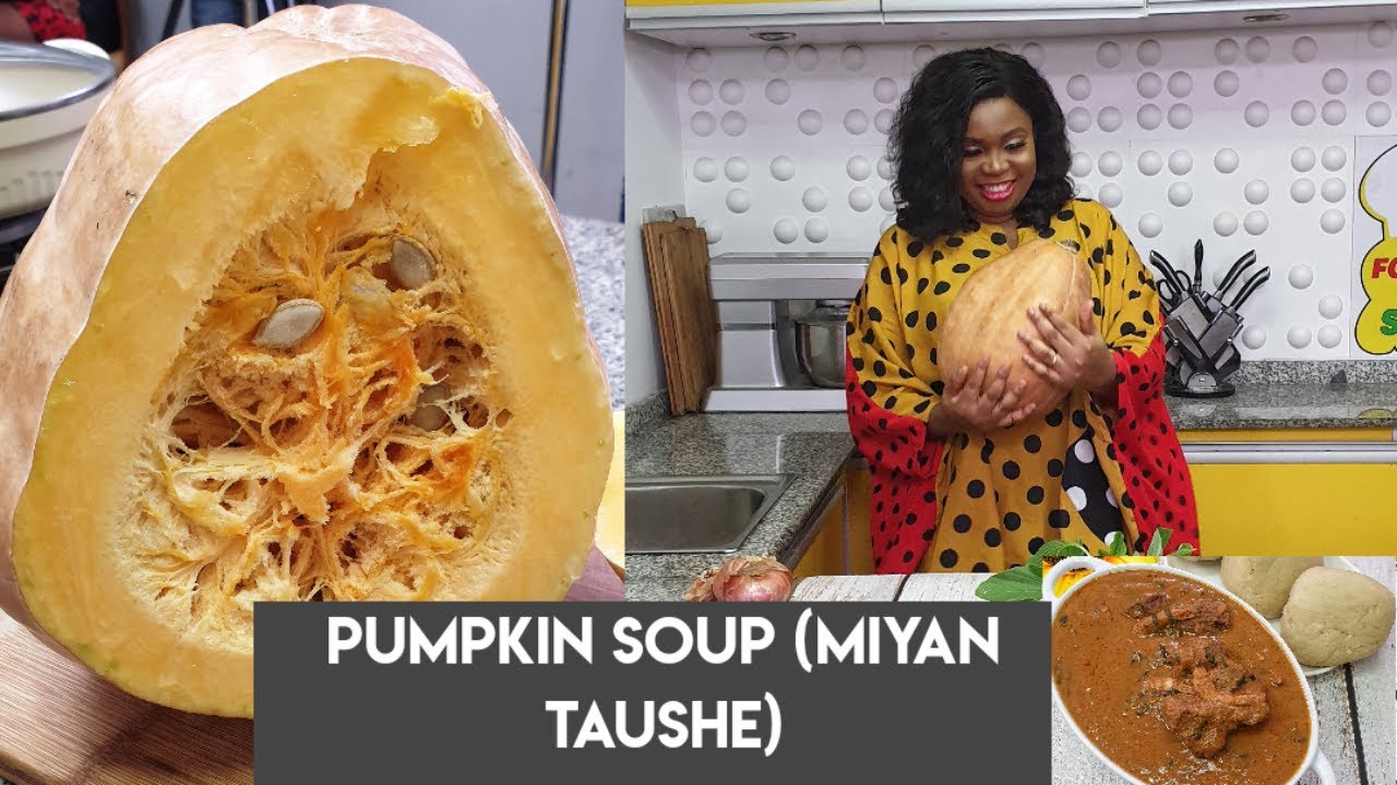 MAKING HAUSA MIYAN TAUSHE FROM PUMPKIN PODS