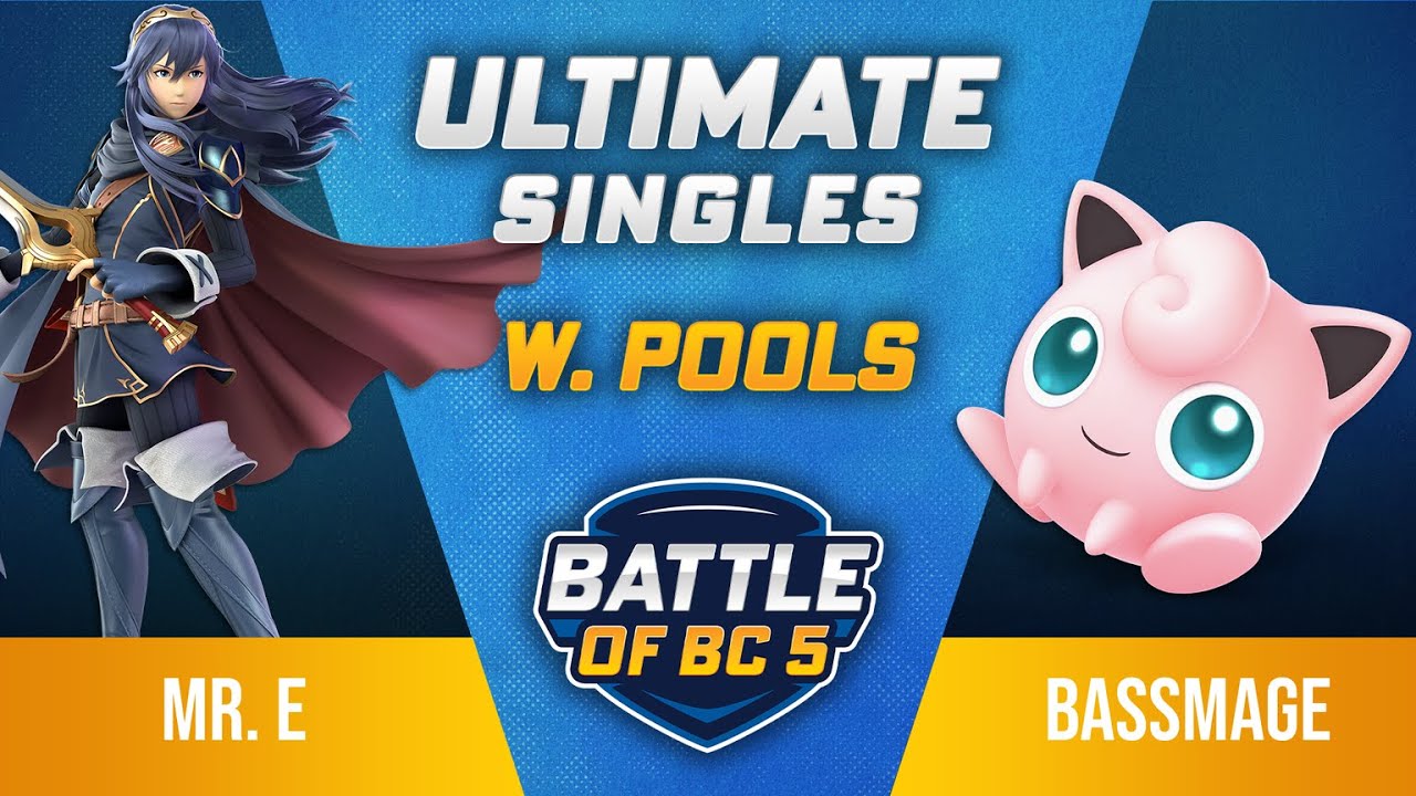 Mr. E (Lucina) vs BassMage (Jigglypuff) - Ultimate Singles Losers Top 48 - Battle of BC 5