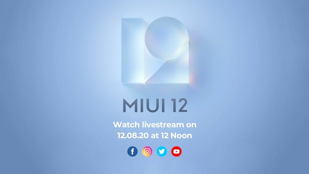 MIUI 12 India Live Launching Event