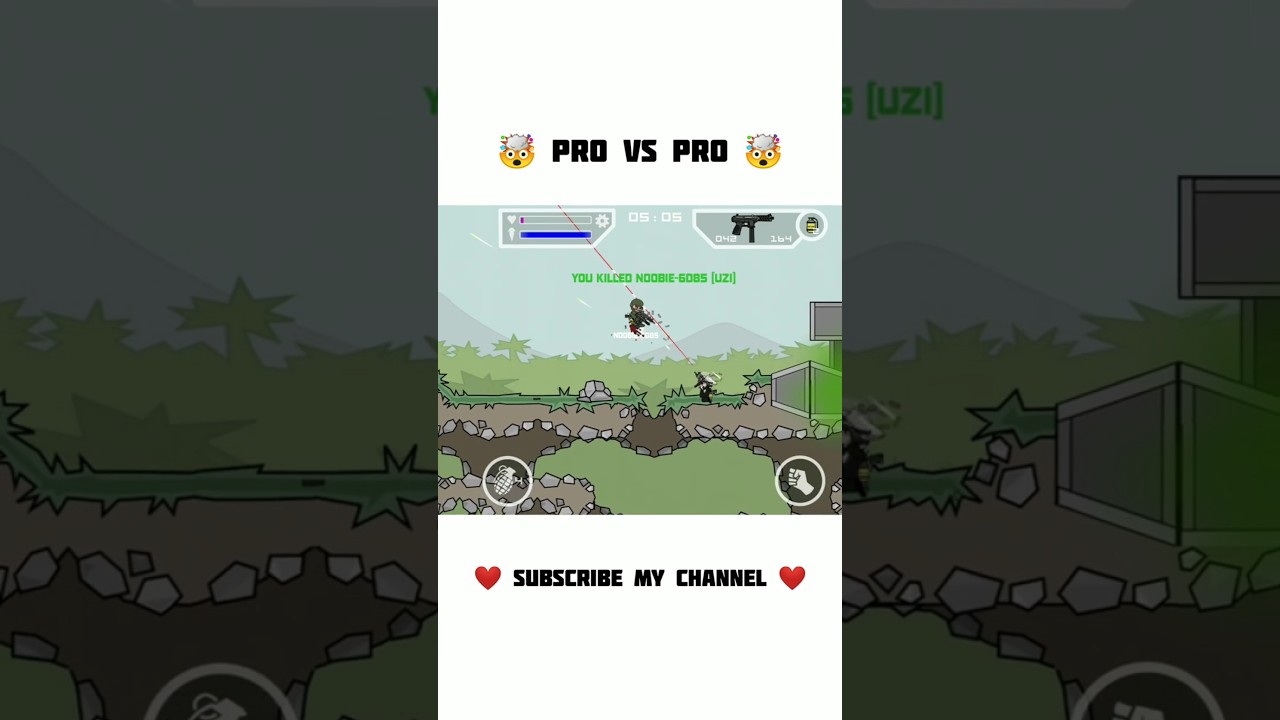 MINI MILITIA CLASSIC GAMEPLAY 🔥✅#bgmi#minimilitia #doodlearmy2#da2minimilitia #shorts #trending #da2