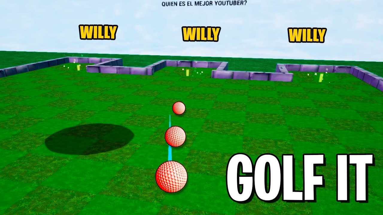 QUIÉN ES EL MEJOR YOUTUBER | GOLF IT