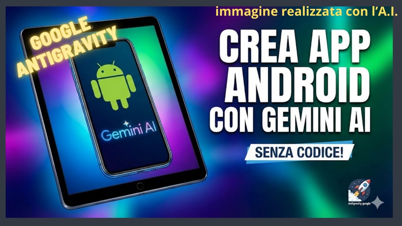 Crea un'App Android da ZERO con Gemini AI (Senza Scrivere Codice!)