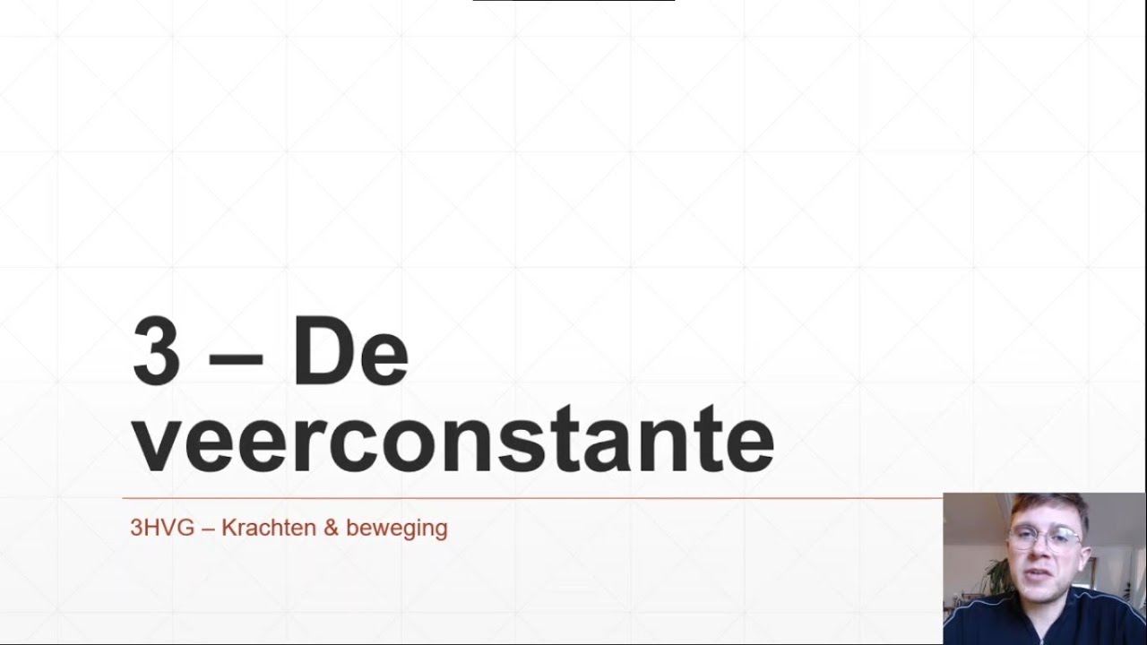 3HVG - Krachten & beweging 3 - De veerconstante