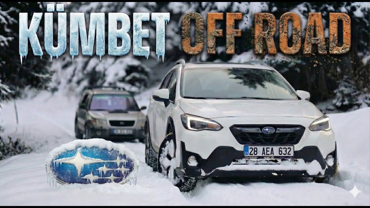 Subarular ve Pick-Uplarla Kümbette Karda Off-Road