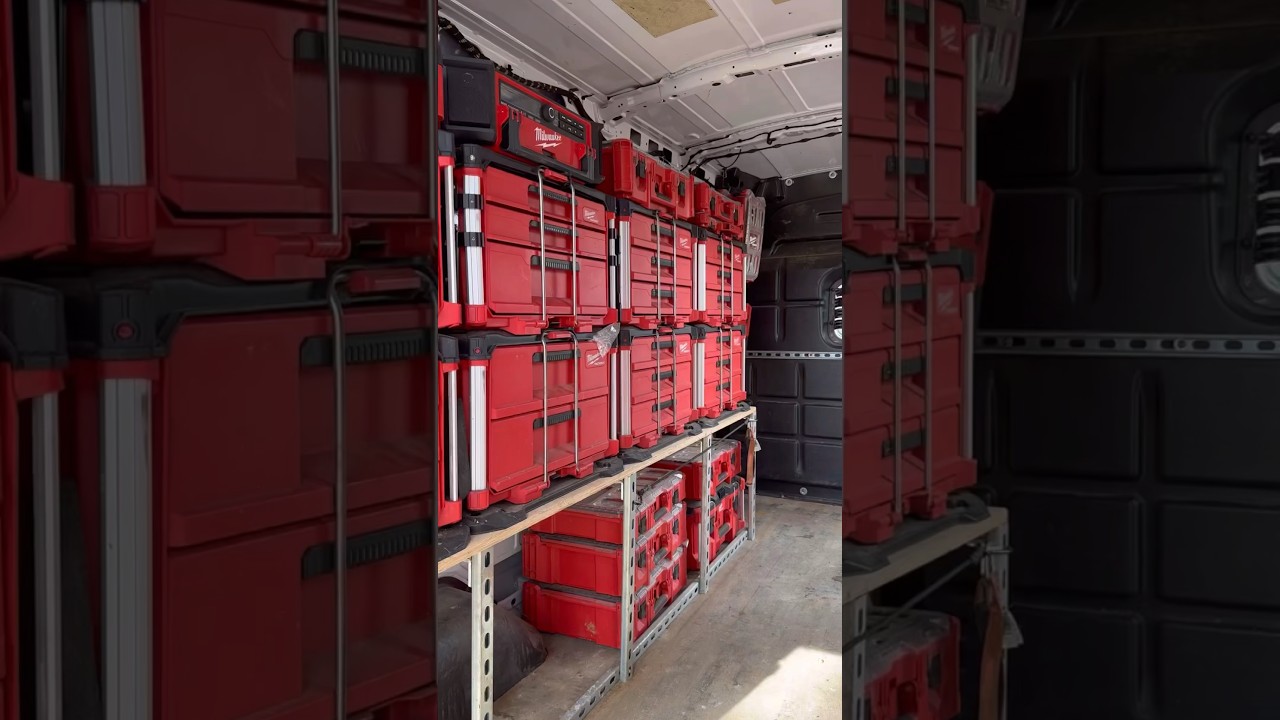 packout van build using unistrut and 3/4 plywood. Motherflushers Sacramento coming soon!!