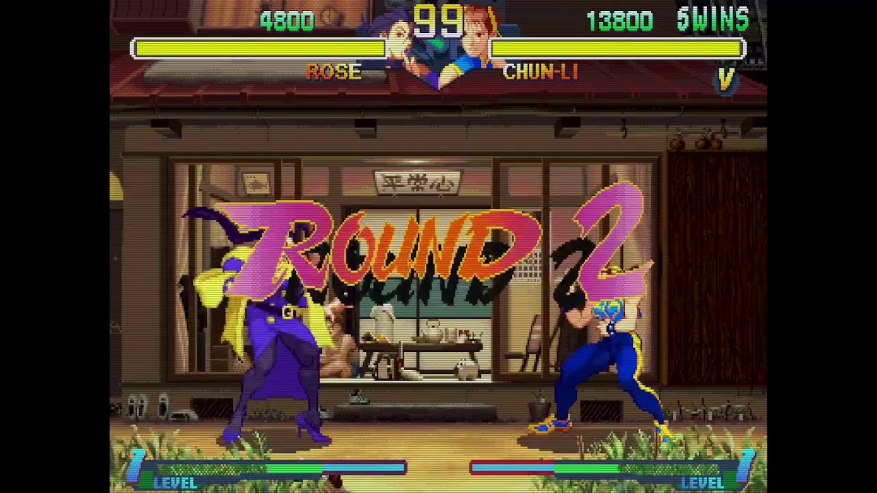 Street Fighter Alpha 2 - Rose vs. Chun-Li 3