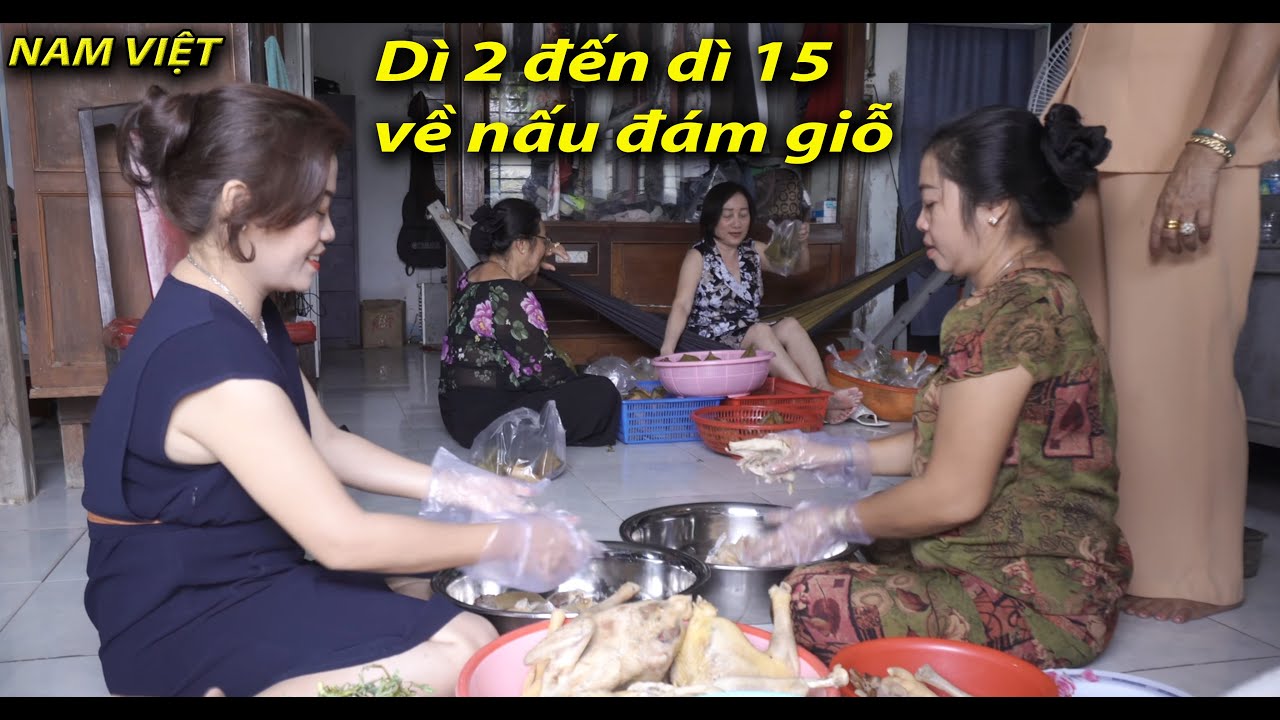 Đám giỗ miền tây 2023 [P3] Nấu ăn cười lộn ruột với mấy Dì Nam Việt