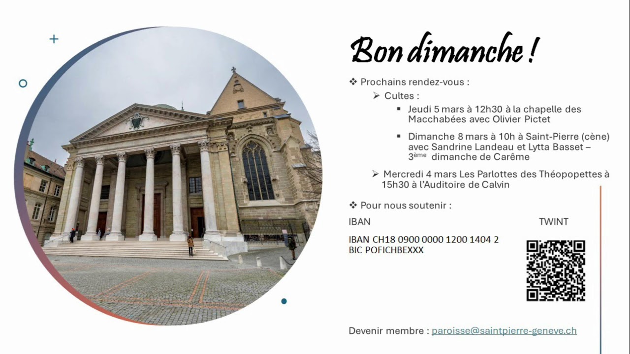 2ème Dimanche de Carême - Genèse 12, 1-4a & Matthieu 17, 1-9