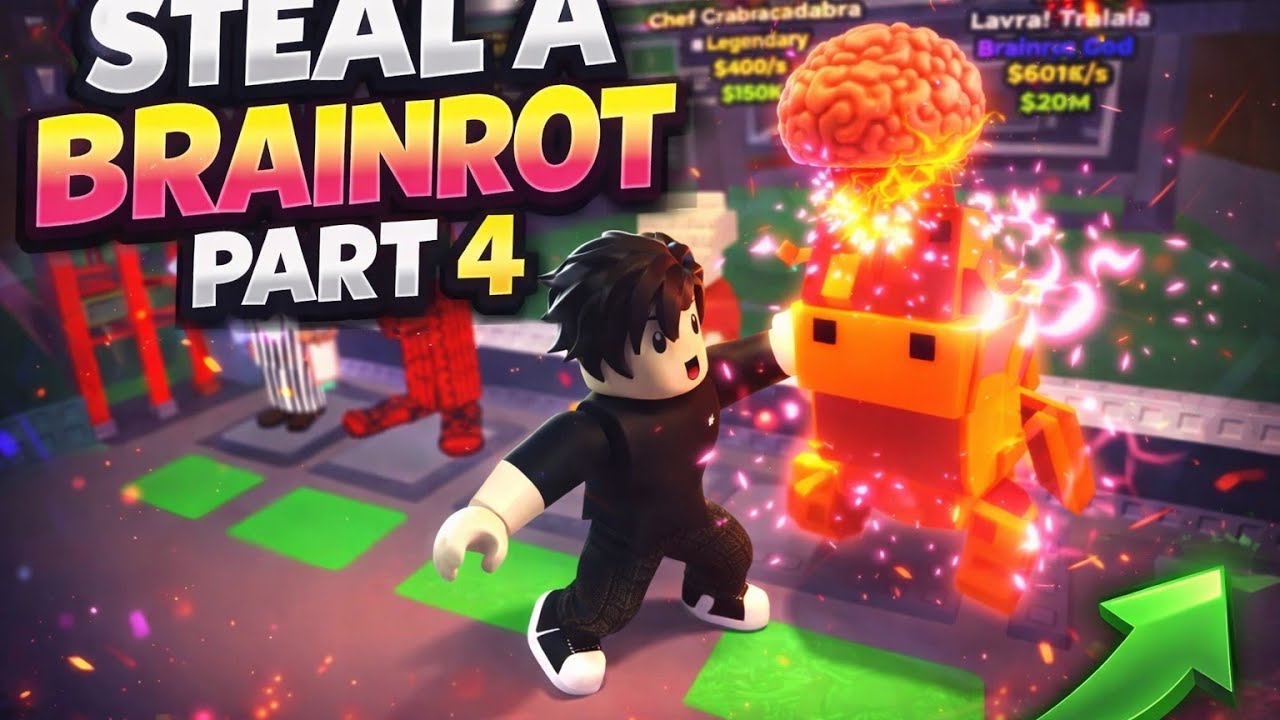 Steal a brainrot part 4 #roblox #game #viral
