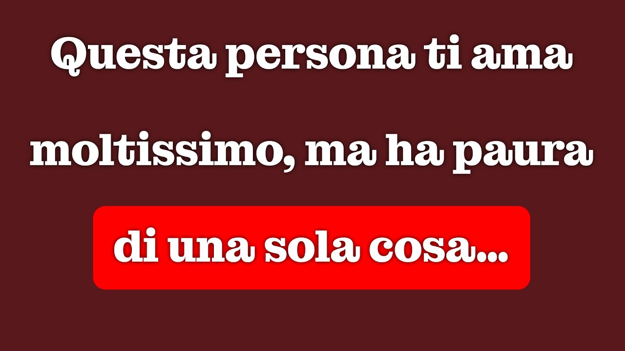 Questa persona prova amore per te, ma ha paura di una cosa | Carl Jung
