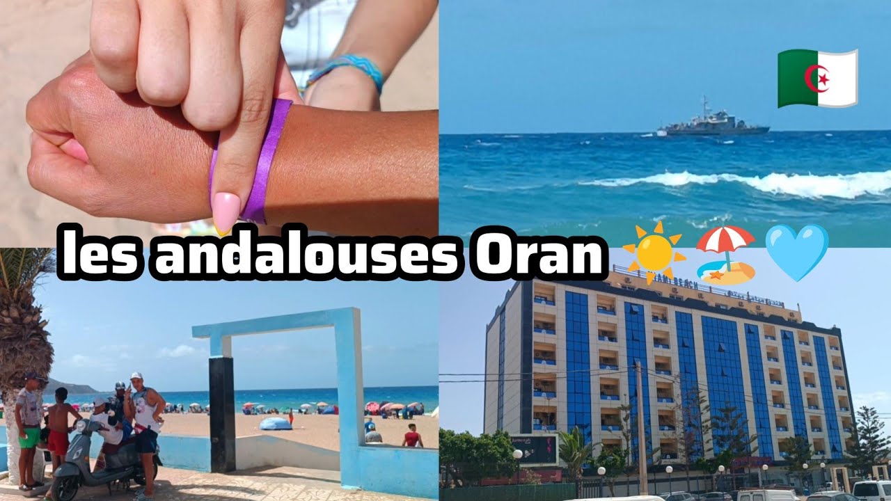 نهار شباب اليوم في شاطئ الاندلس بوهران plage les andalouses Oran