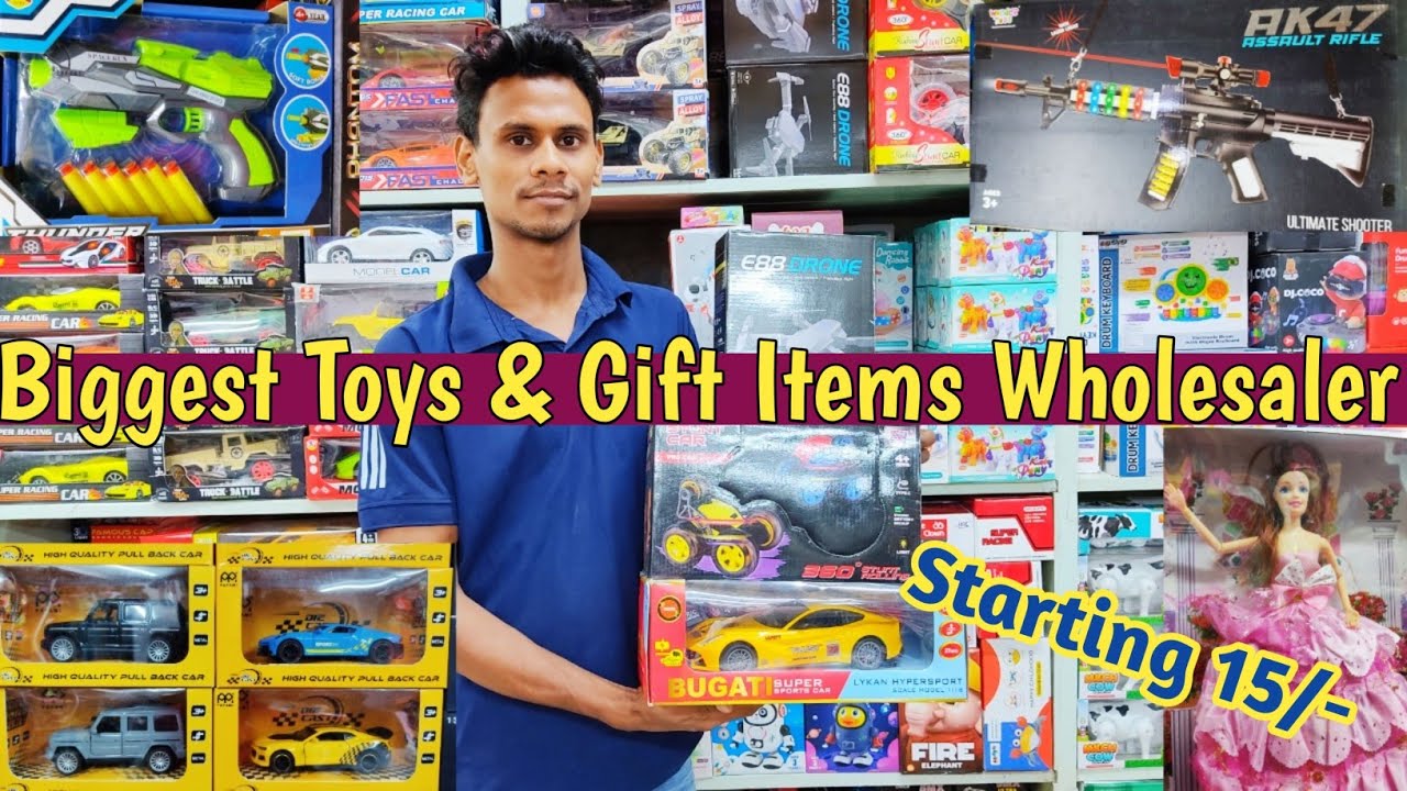 Cheapest Toys & Gift Items Wholesaling Market in Kolkata l Biggest Remote Control Car Wholesaler l
