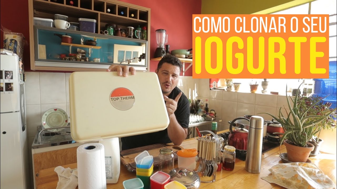 Como fazer (clonar) iogurte em casa - sem Top Therm