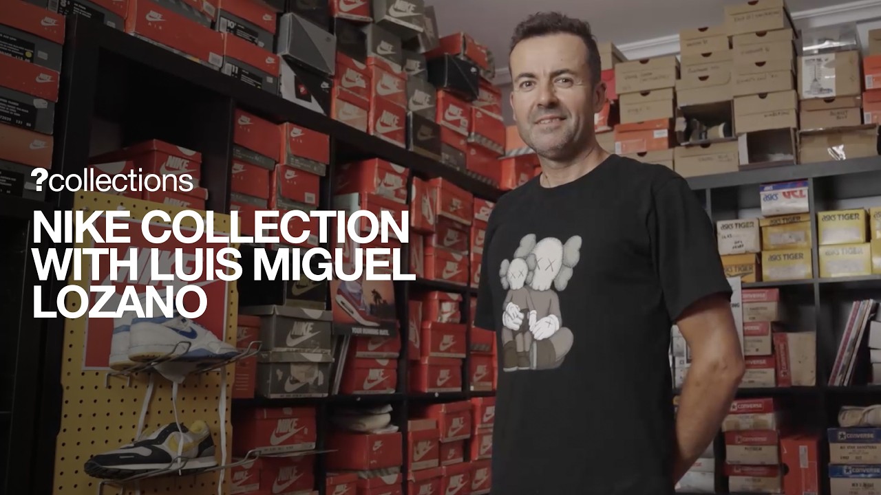 size? collections - Luis Miguel Lozano shows off his unbelievable vintage Nike collection