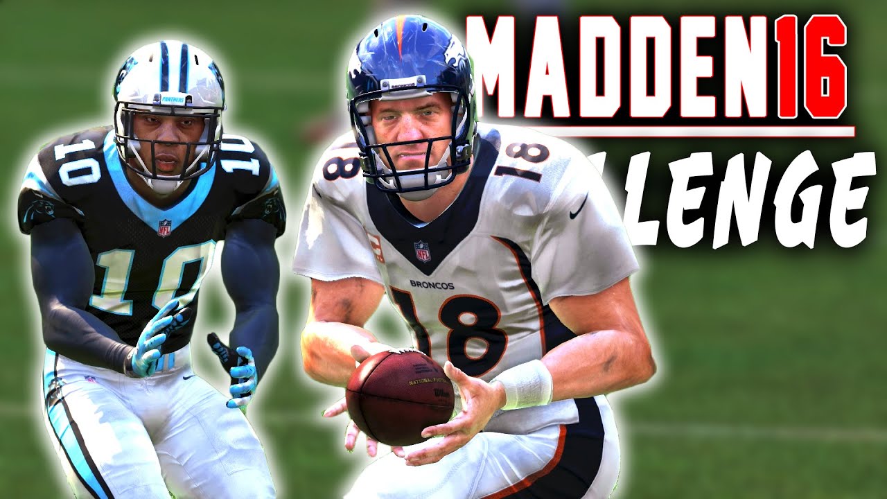 Can Peyton Manning Pick Off Kony Ealy? (Madden 16 NFL Challenge)