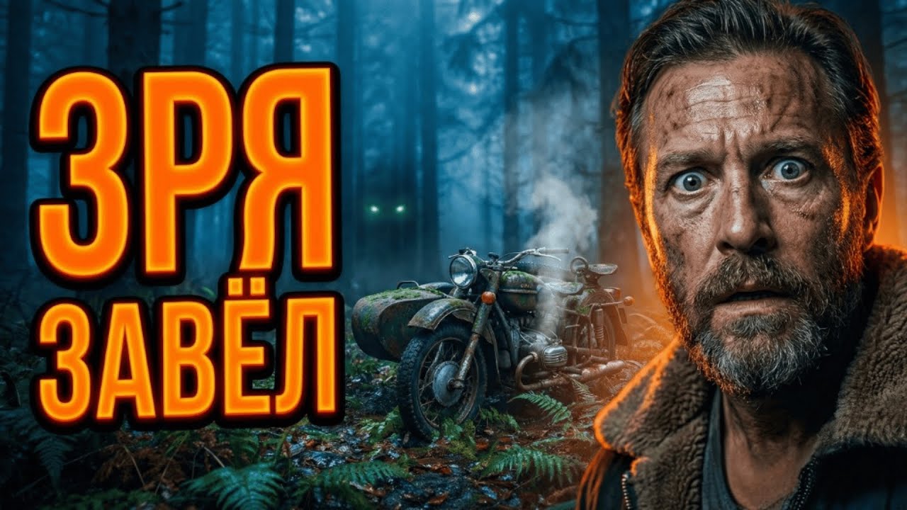 Мужик Нашёл В Лесу Брошенный Мотоцикл — А Когда Завёл Его Началась Настоящая Охота