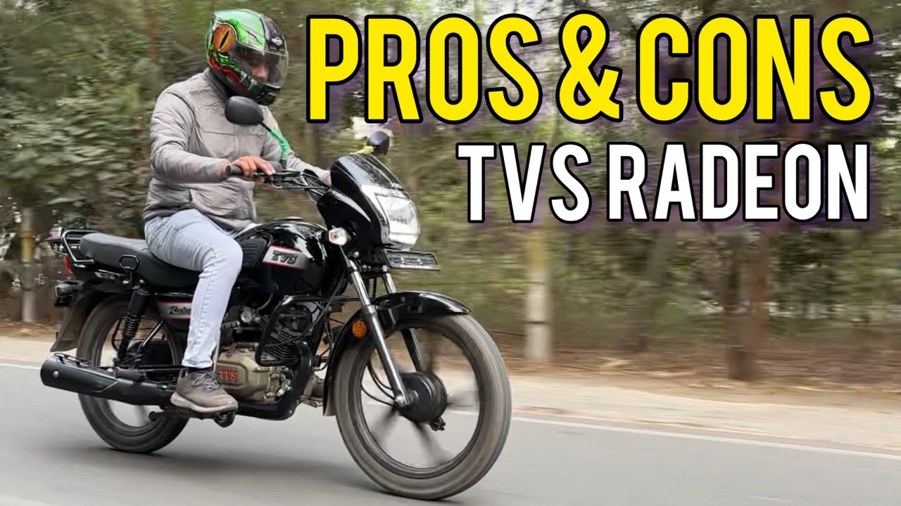 TVS Radeon Pros & Cons | कमिया क्या है? | PoweronTorque
