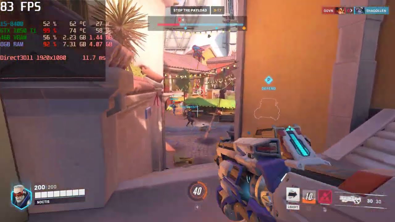 Overwatch 2 - GTX 1050ti | i5 8400 | 8 GB RAM