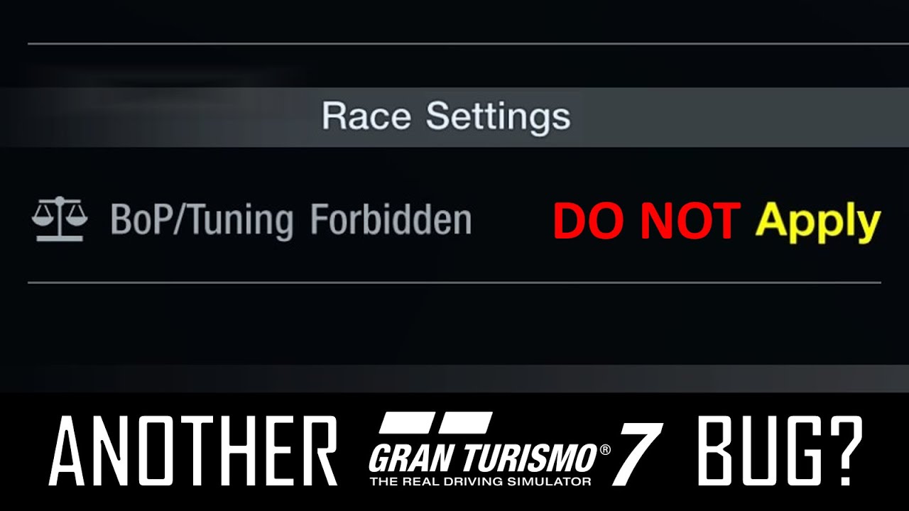 Polyphony, Fix This GT7 Bug ASAP... | Bypassing BoP in Daily Races