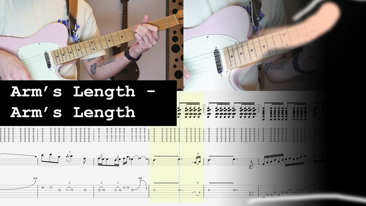 Arm's Length - Arm's Length Tabs - Guitar Cover with Backing Track