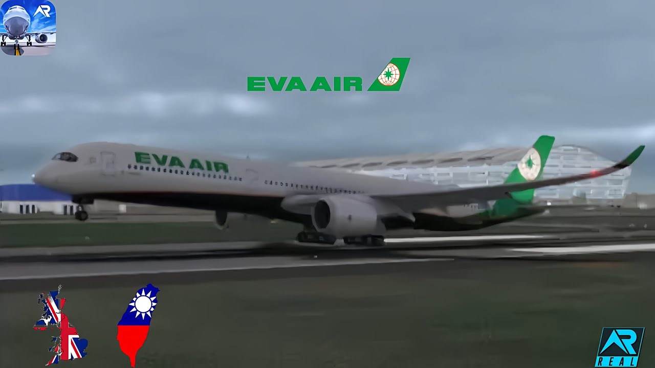 (RFS)   | Taipei to London EVA Air A350-1000 full flight Caiptan salman