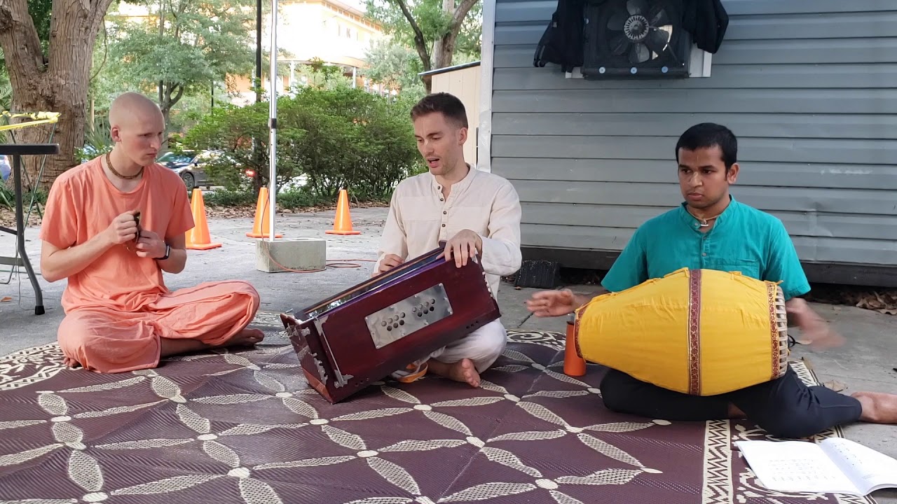 Basic Mridanga, Kartal and Harmonium Play Along Video