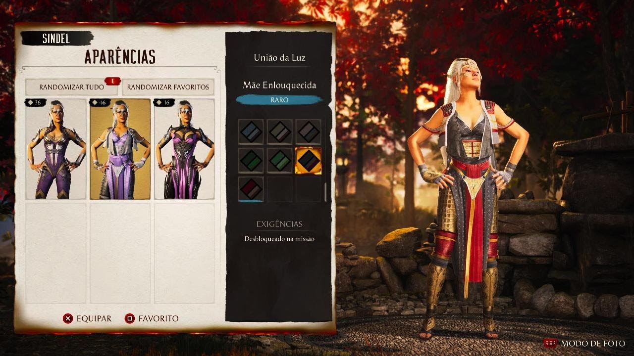 Semana 8: Sindel (mãe enlouquecida) Temporada 16 (8) Mortal Kombat 1