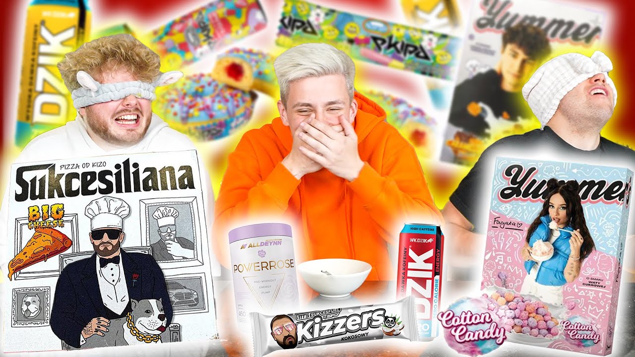 WIELKI TEST JEDZENIA INFLUENCER&Oacute;W!