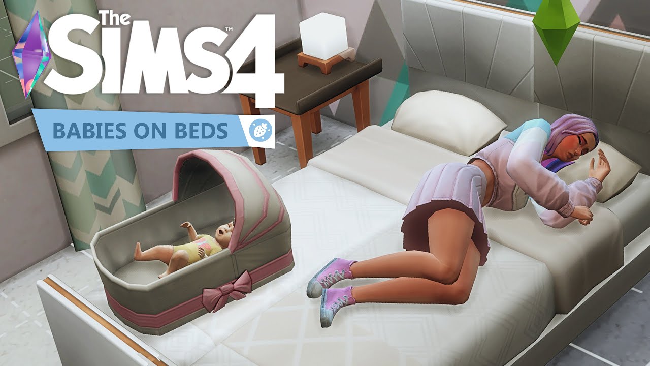 Babies On Beds │ Functional │ Sims 4 │ No CC │ Tutorial
