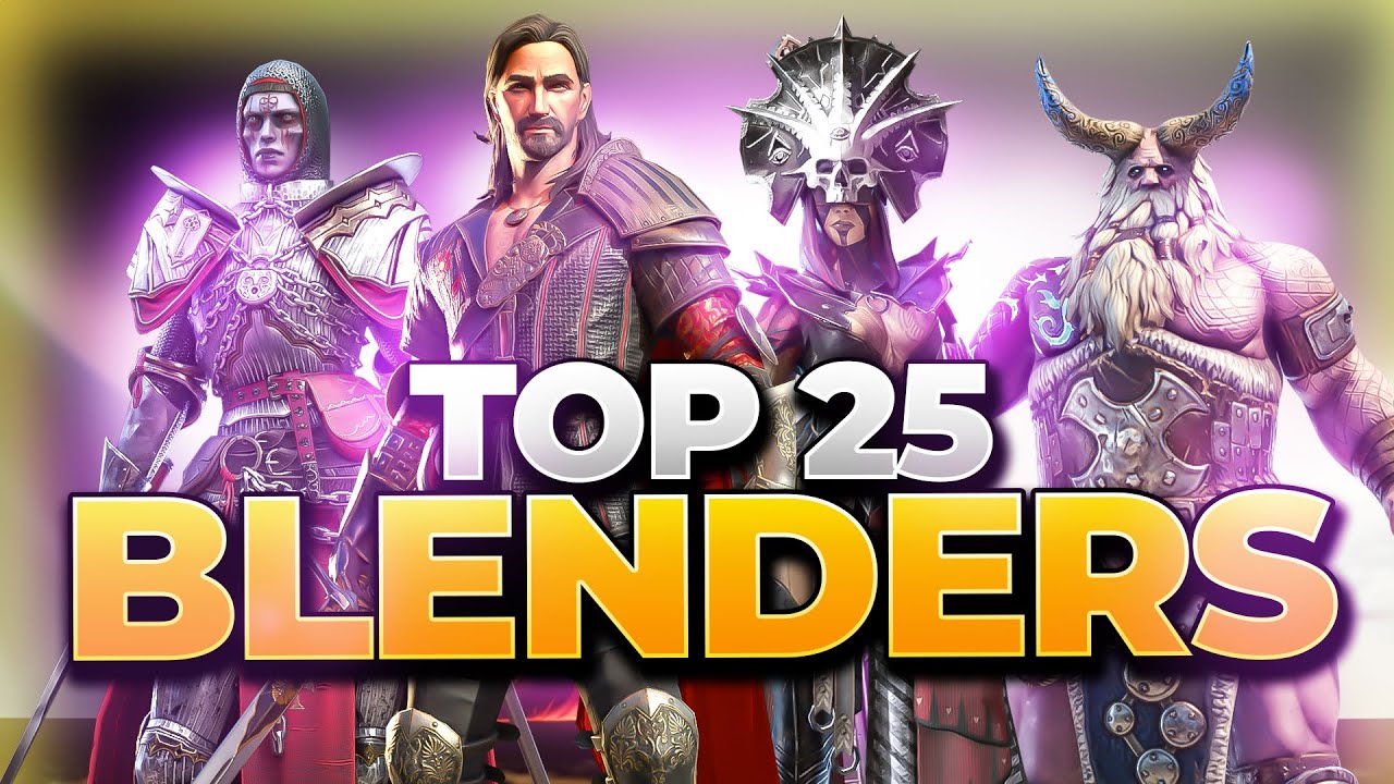 TOP 25 BLENDER COMBOS in RAID 2025