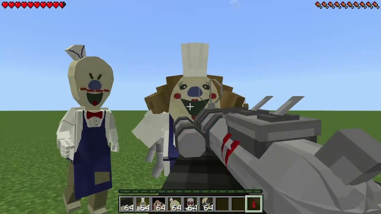 Ice Scream 8 ADDON V8 in Minecraft PE