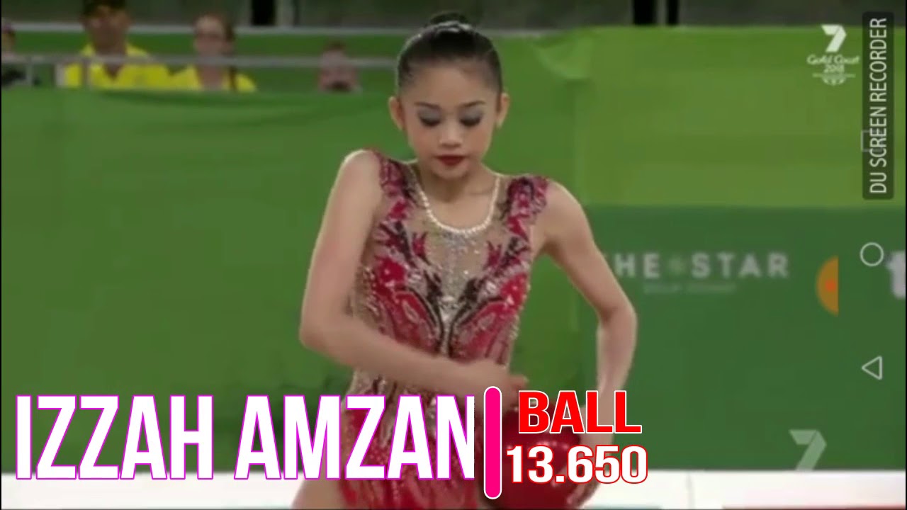 IZZAH AMZAN (MAS) HOOP & BALL COMMONWEALTH GAMES GOLD COAST