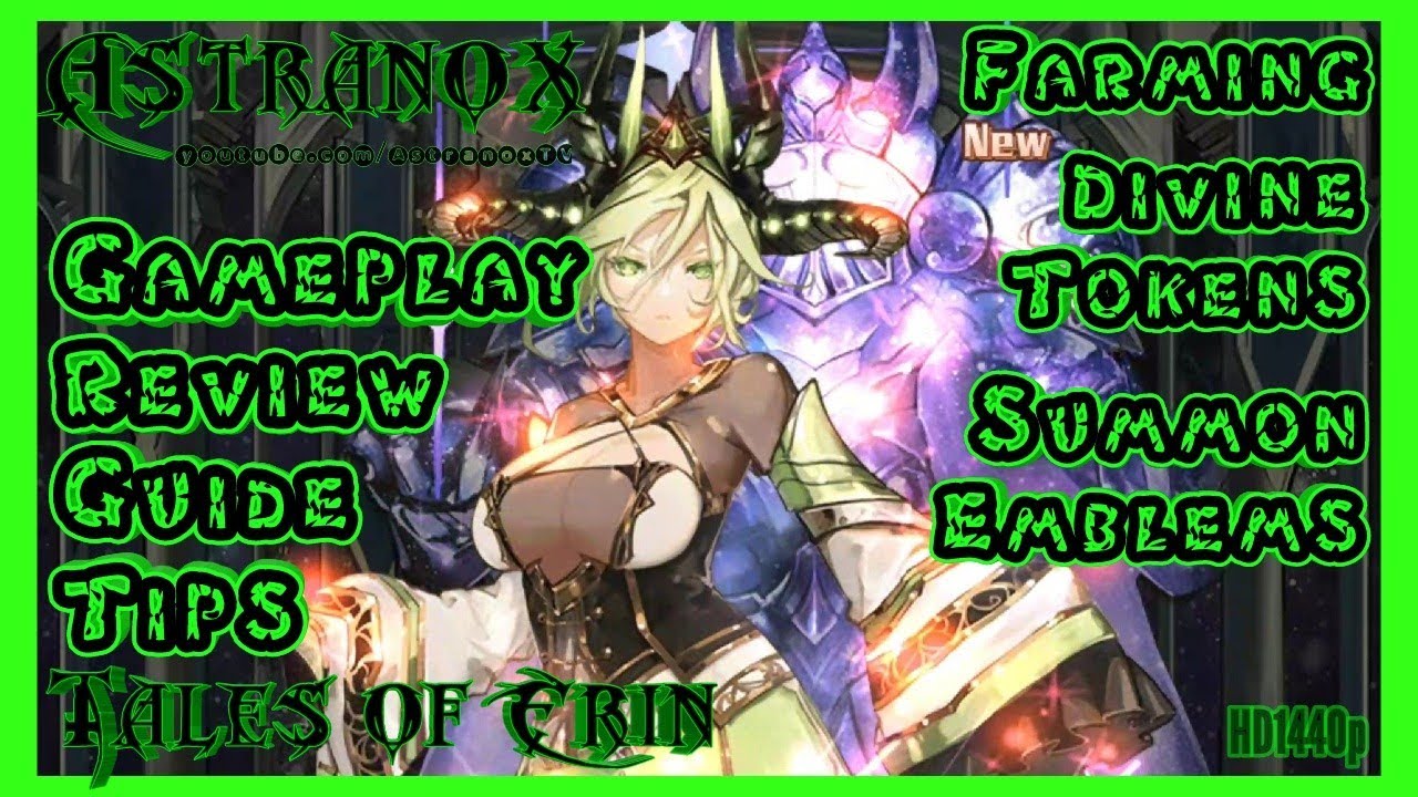 TALES OF ERIN Divine Tokens & Summon Emblems Farming Utega Event Gameplay Review #212 Guide Tips TOE