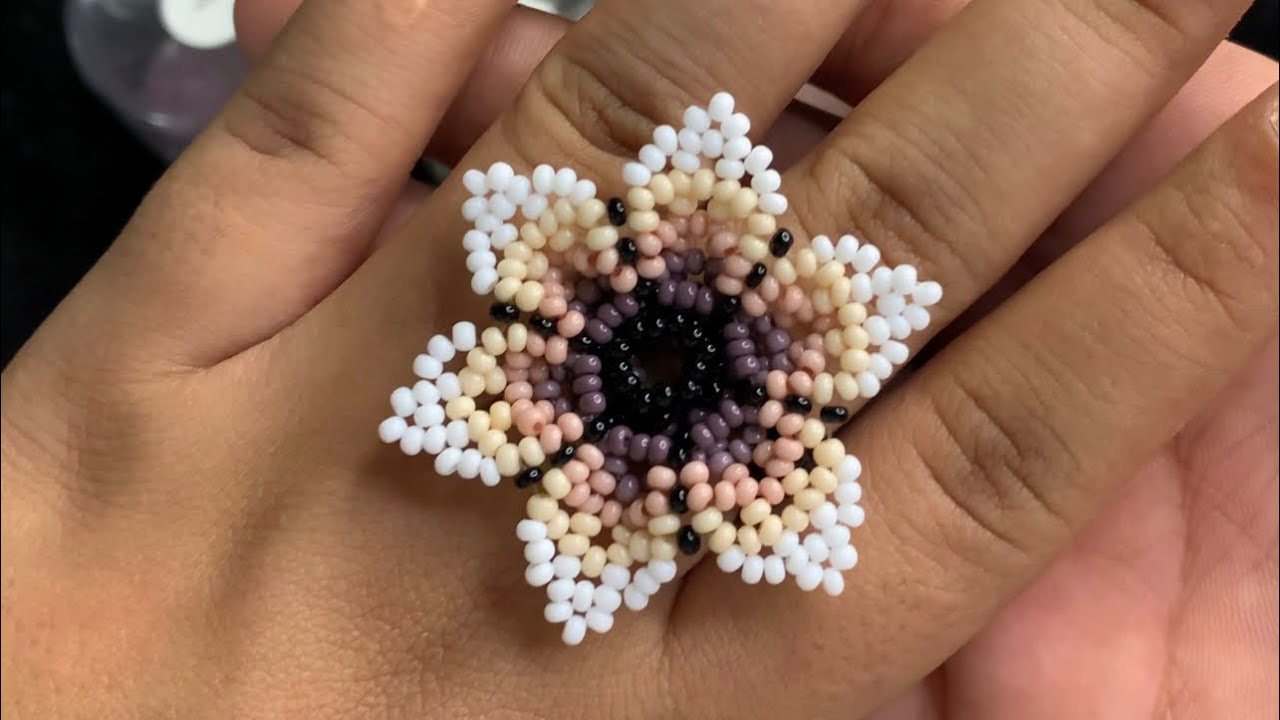 ANILLO FLOR 3D PASO A PASO
