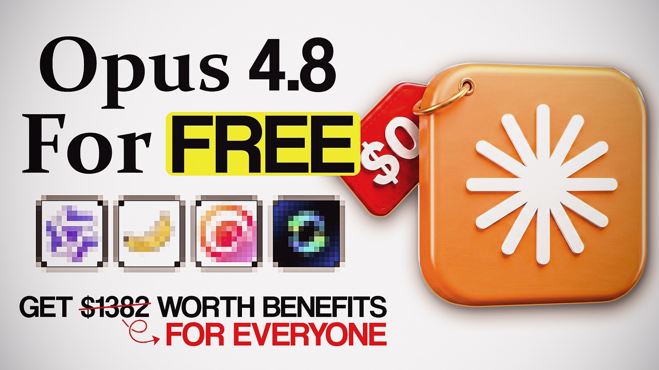 Get Claude Opus 4.8 FREE!  2 Month Working Method (100% Legal & Real) | Step-by-Step Tutorial 🚀