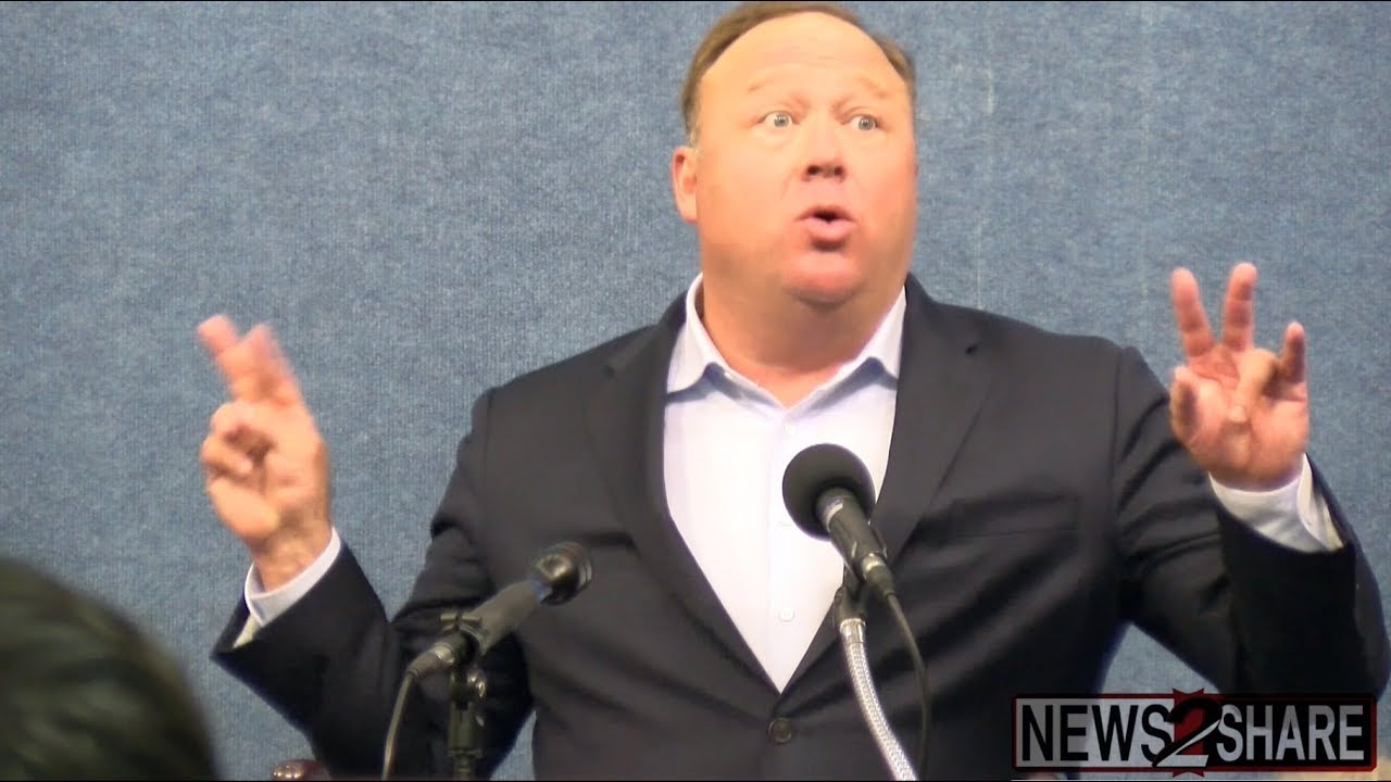 Alex Jones Responds to News2Share Question on Youtube Censorship