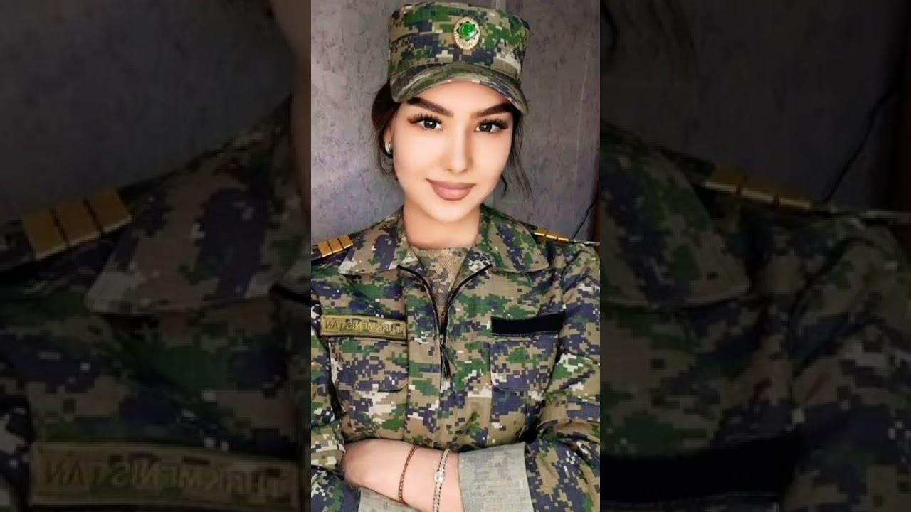 Turkmenistan 🇹🇲 Female Army Soldiers 😲 | Brave 💪  #short #viral