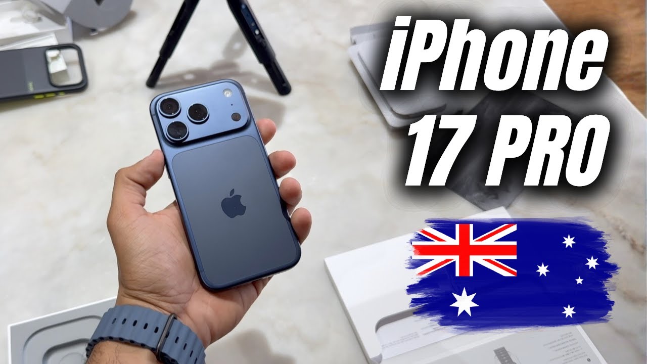 iPhone 17 Pro Unboxing in Australia - Deep Blue 256GB + Price