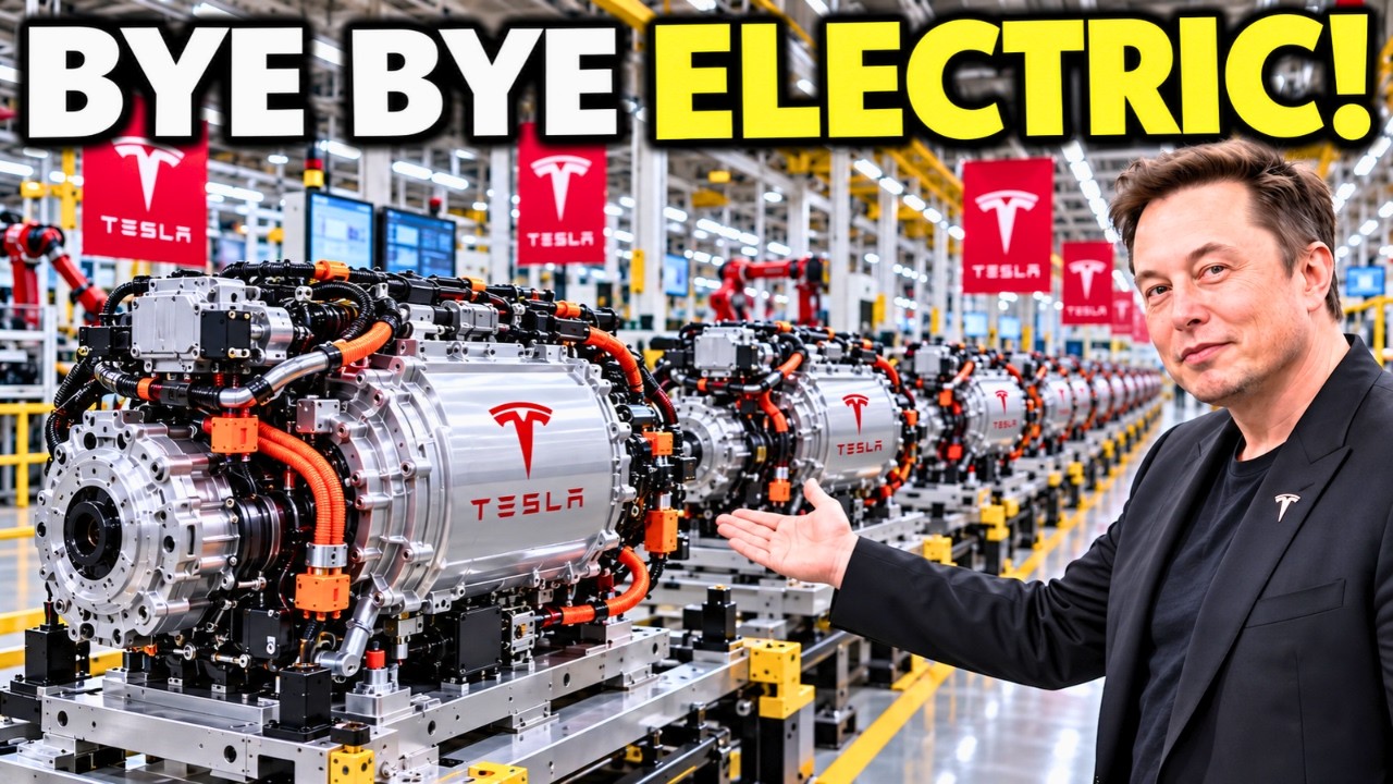 Tesla только что представила сенсационный двигатель, который может УНИЧТОЖИТЬ всю индустрию элект...