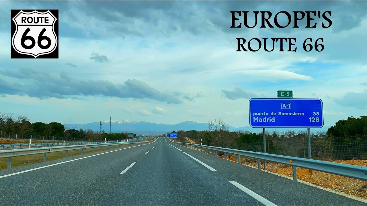 Europe's Route 66 (Part 1) - Burgos to Madrid, Spain - 4K Video VLOG - Driving Tour