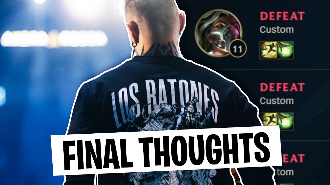 FINAL THOUGHTS
