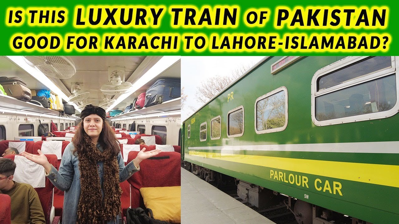 Green Line Business Class - MOST EXPENSIVE AC Parlour Car l Train Travel Pakistan Railways