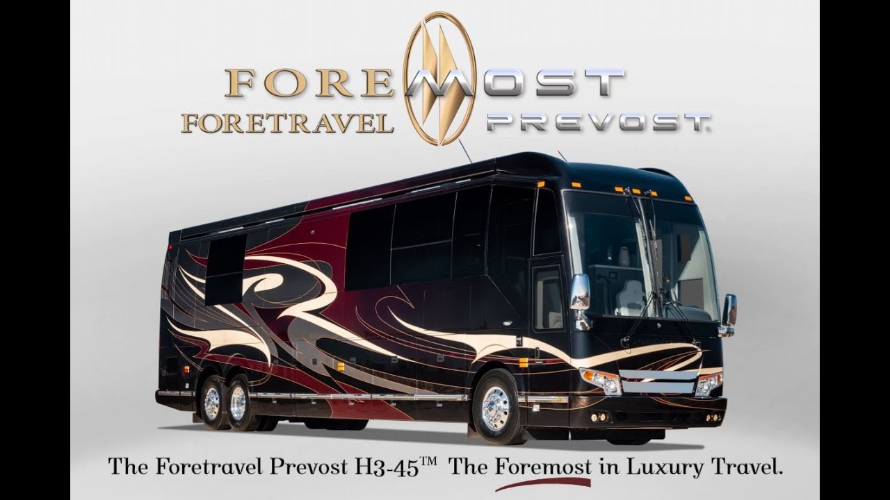 $2.8MM Luxury RV - 2000 years in the Making! Foretravel Prevost H3-45™ The Foremost in Luxury Travel