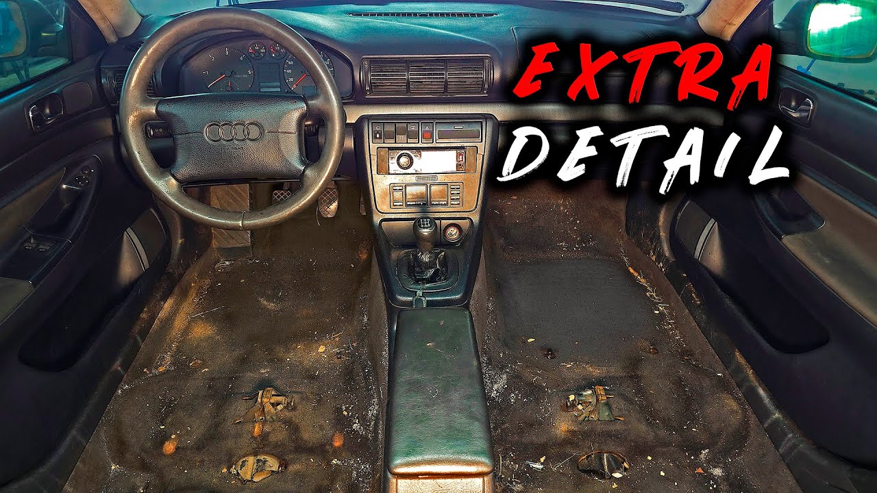 Deep Cleaning an EXTREMELY Dirty 29-Year-Old Car / Interior Detailing ASMR