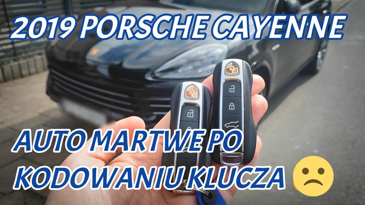 2020 Porsche Cayenne 9Y nie odpala po dopisaniu klucza OBDSERWIS Jakub Szymanuszka Poznań 732444043