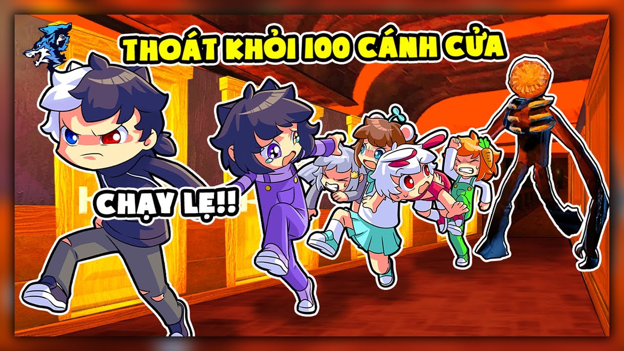 Minecraft nhưng Siro Giải Cứu Noob Ruby Thoát Khỏi 100 Cánh Cửa Trong Minecraft *Hero Team Doors